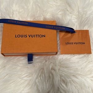 Louis Vuitton Drawer Gift Box, Gift Tag, Card, and Ribbon